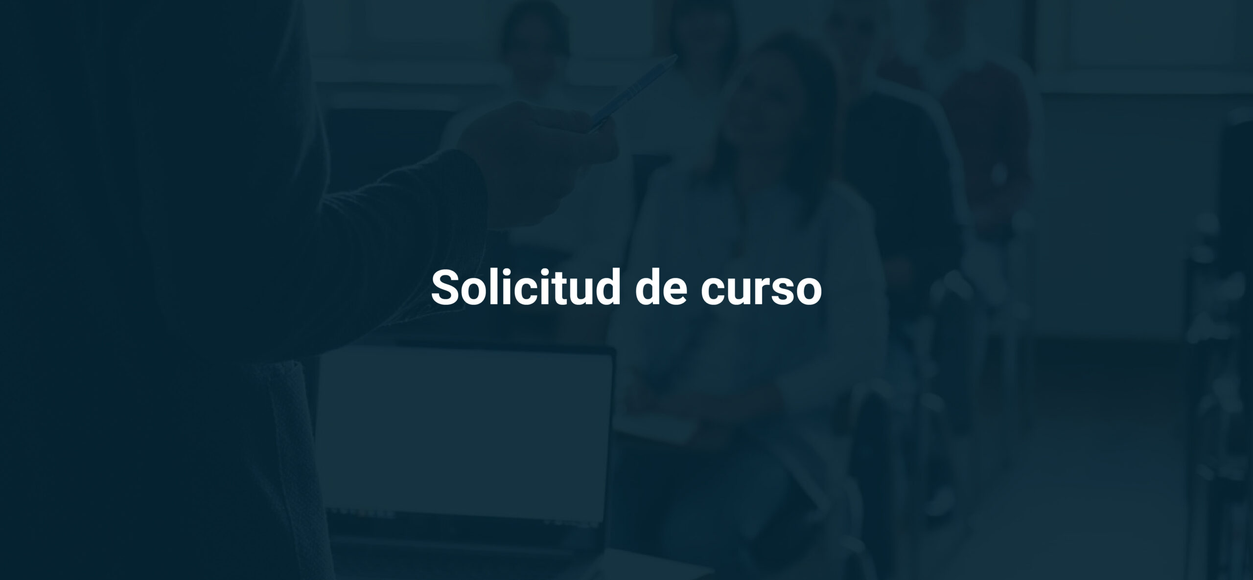 Solicitud de cursos